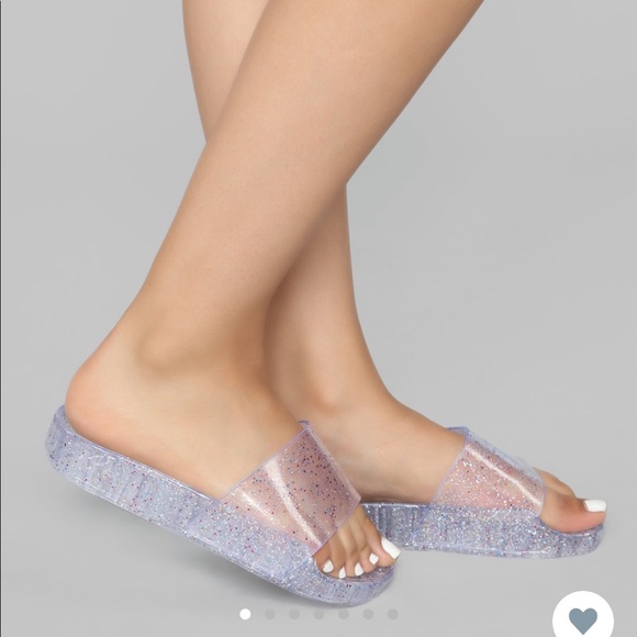 jelly glitter slides